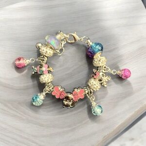 Pandora “style” charm bracelet. One of a kind. 30$ obo